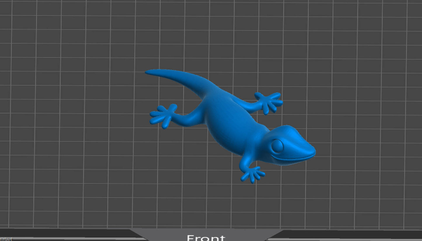 Gecko Lizard (STL File for Download)
