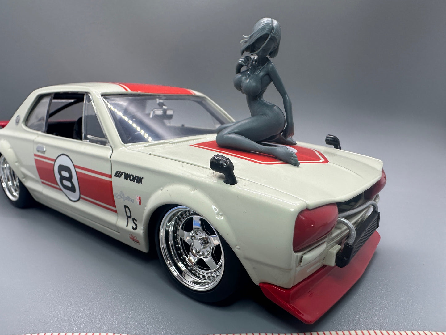 1:24 Scale Sexy Modeling Girl Resin Figure Unpainted