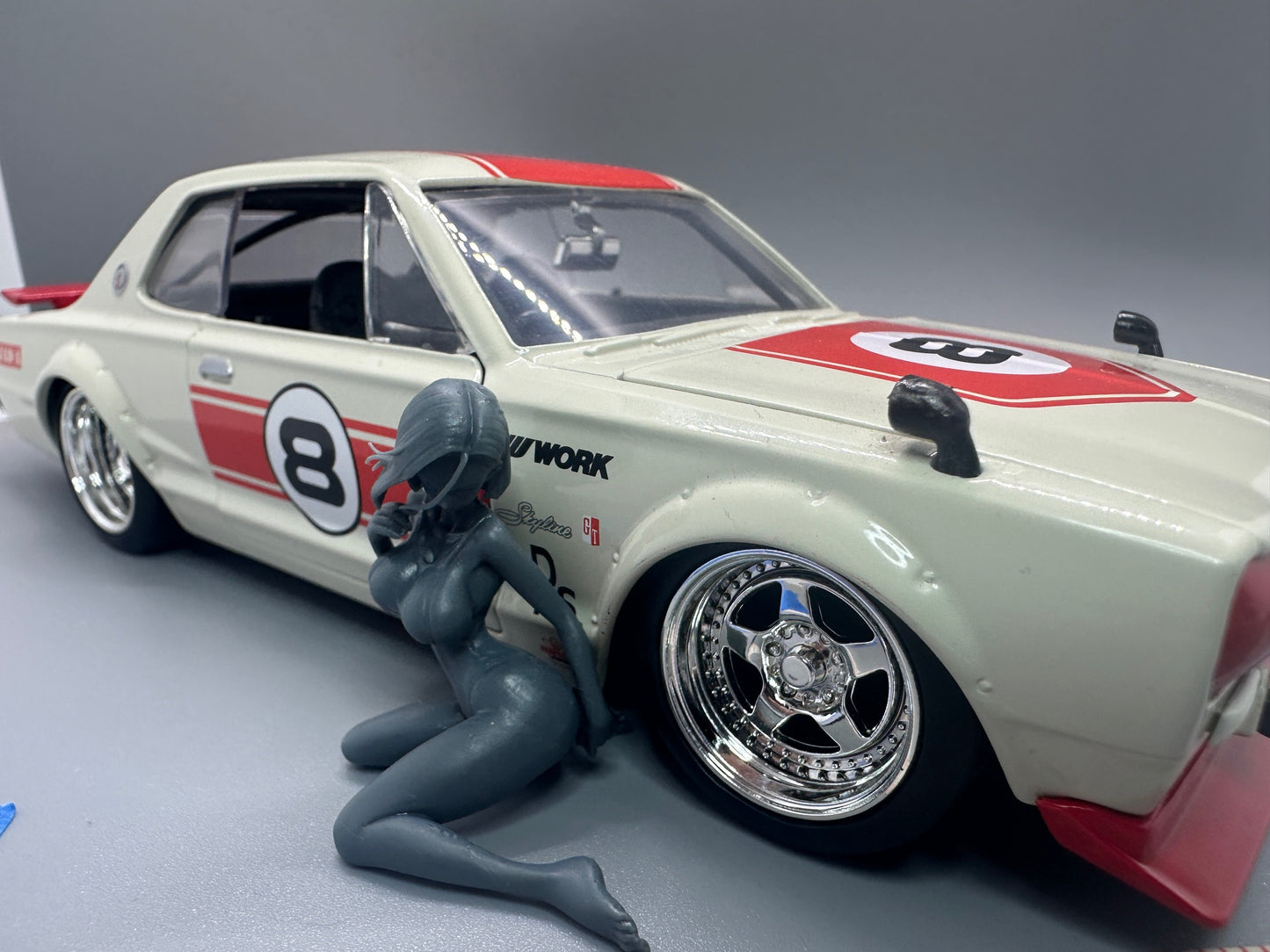 1:24 Scale Sexy Modeling Girl Resin Figure Unpainted