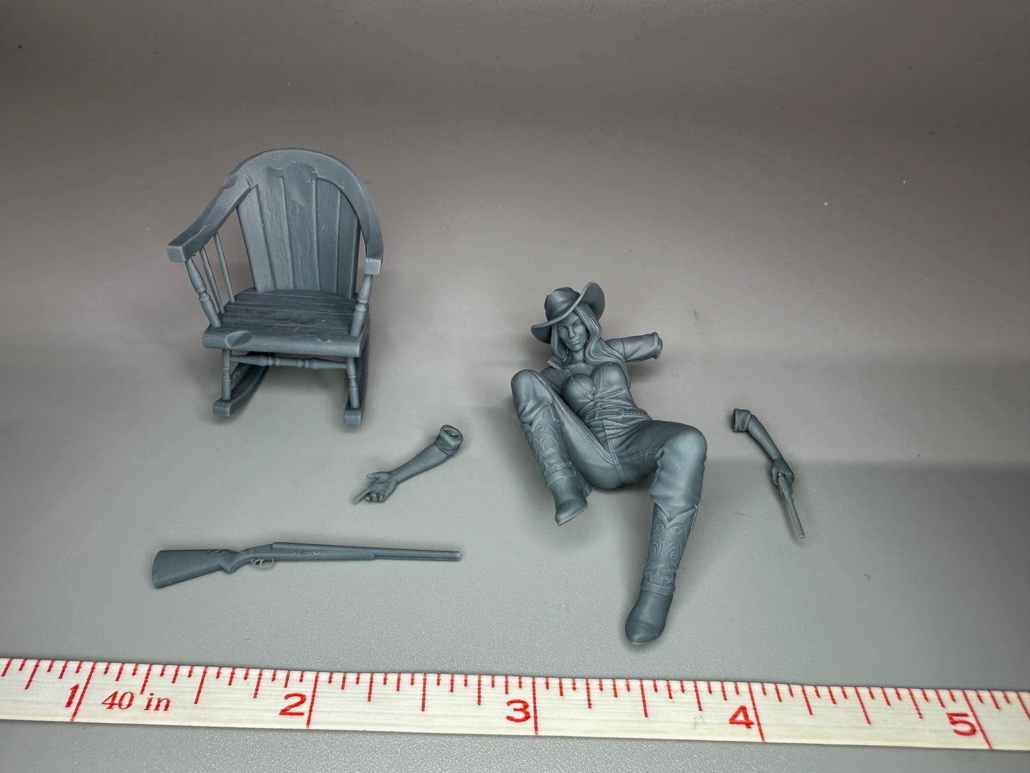 1:24 Scale Sexy Gunslinger Girls Of The Old West Resin Figures Unpainted Kit