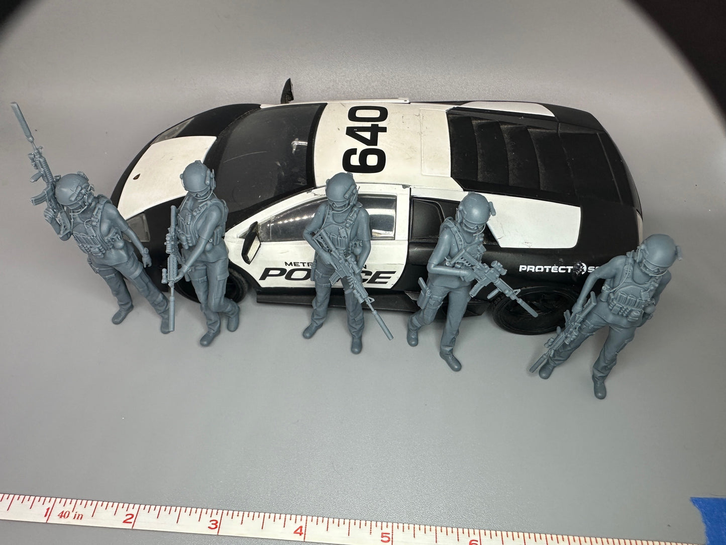 1:24 Scale Delta Force/Spec Ops Military Girls Resin Figures Set of 5