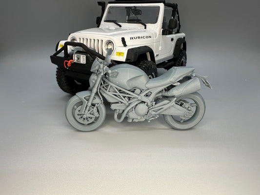 1:24 Scale Ducati Monster 696 Unpainted Resin Model