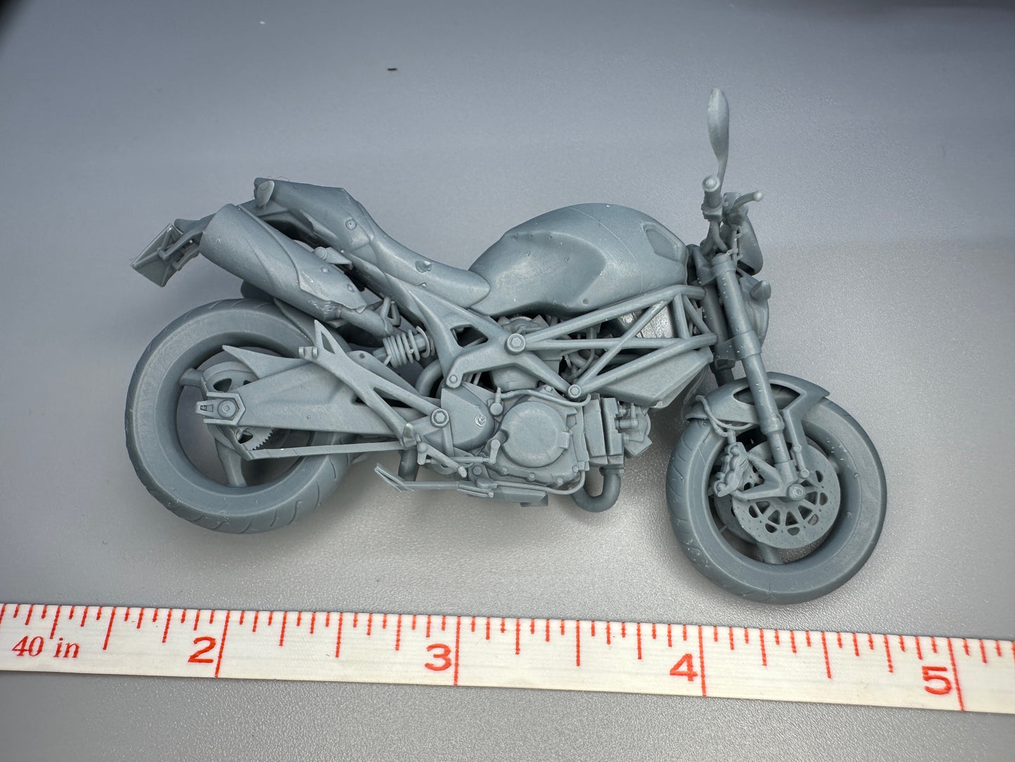 1:24 Scale Ducati Monster 696 Unpainted Resin Model
