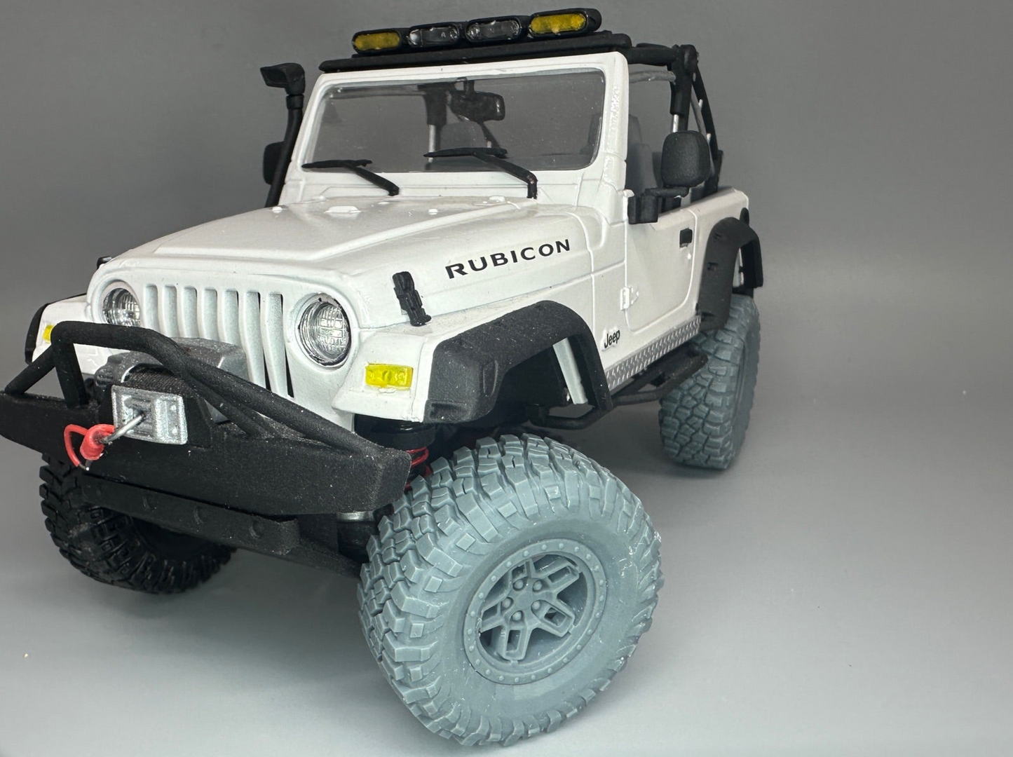 1:24 Scale 4x4 Off Road Wheels and Tires Resin TRD Style