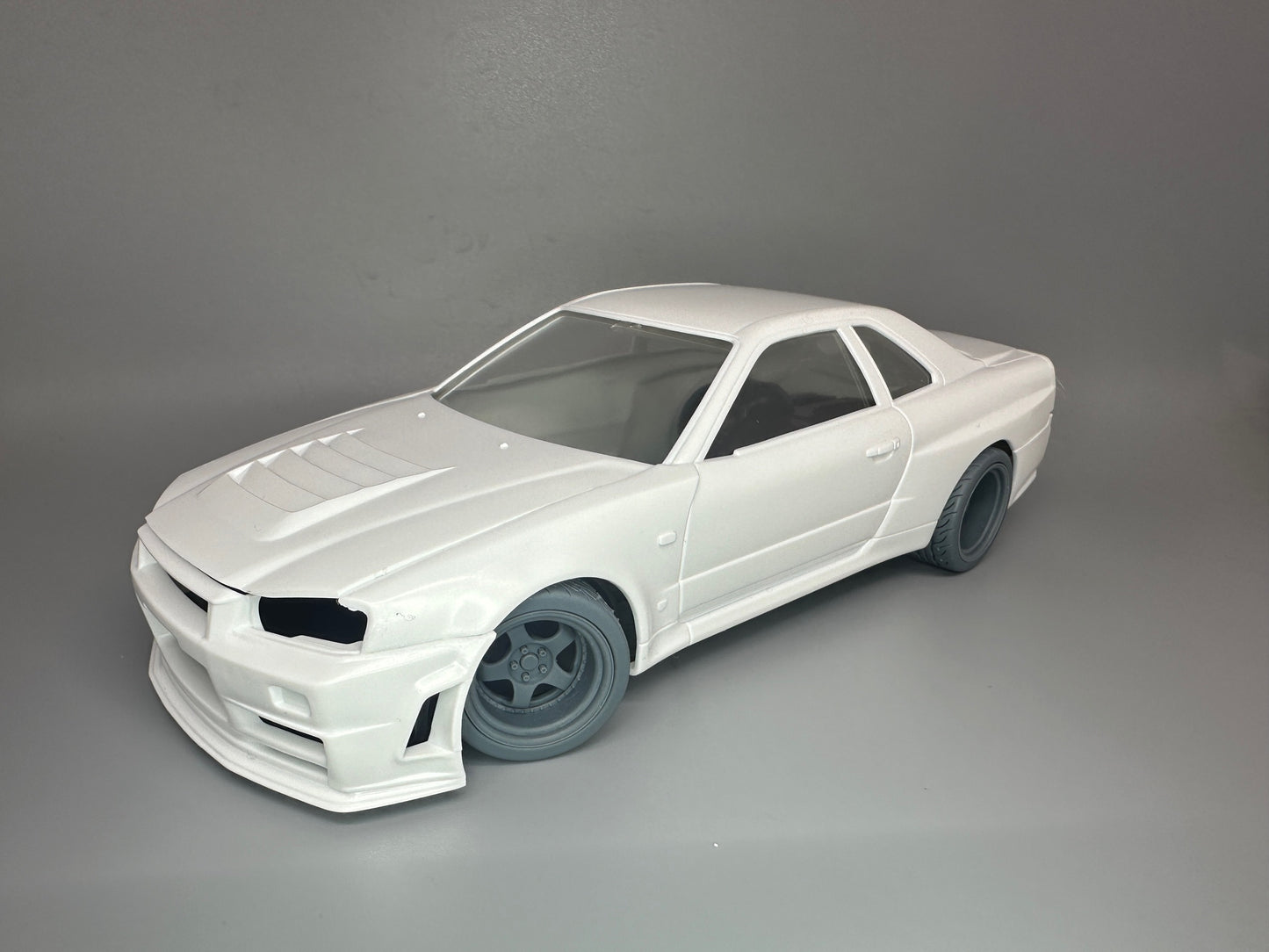 1:24 Scale Work Meister Deep Dish S1 Racing Wheels and Tires Resin