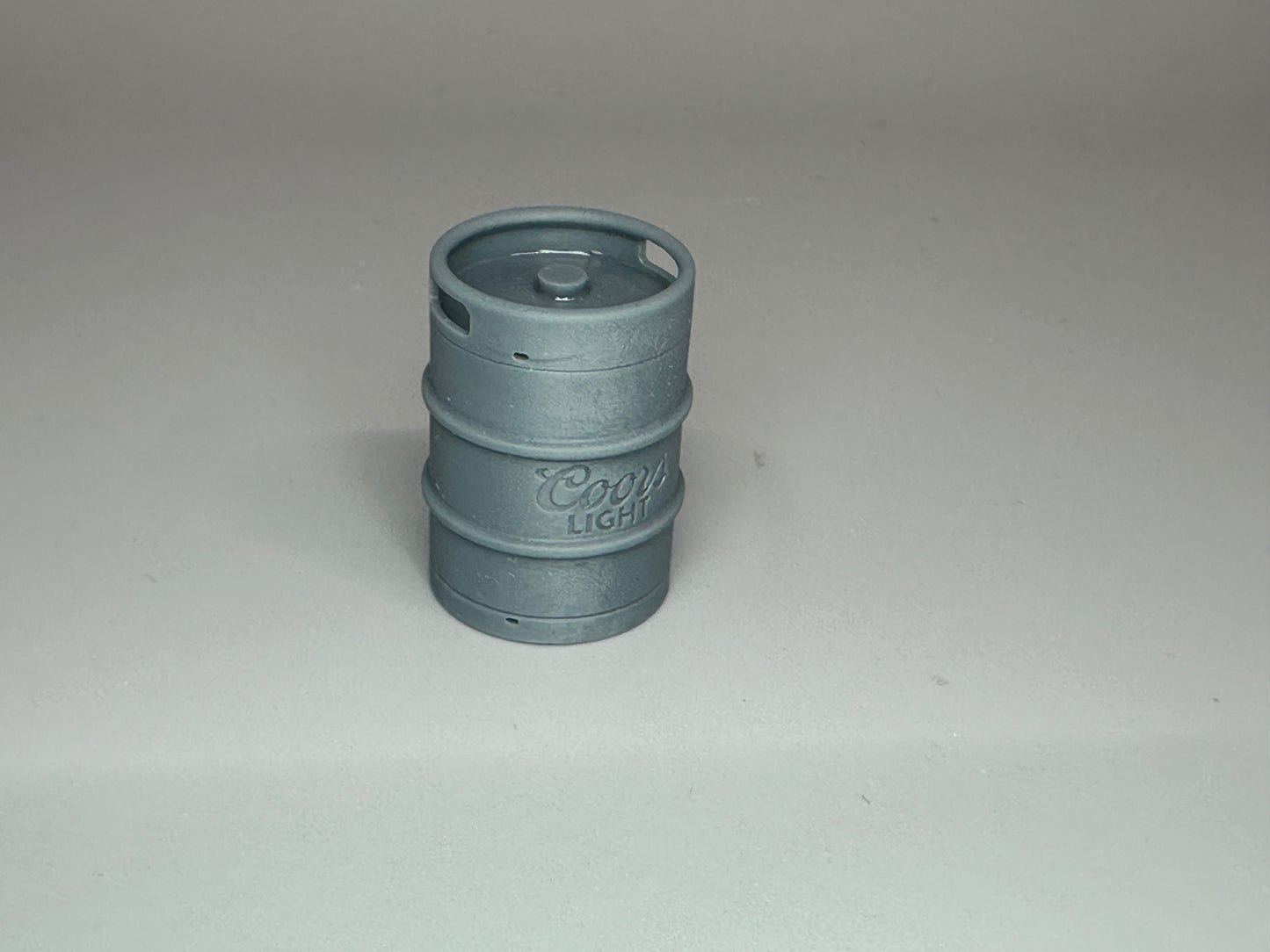 1:24 Scale Coors Light Beer Keg Resin