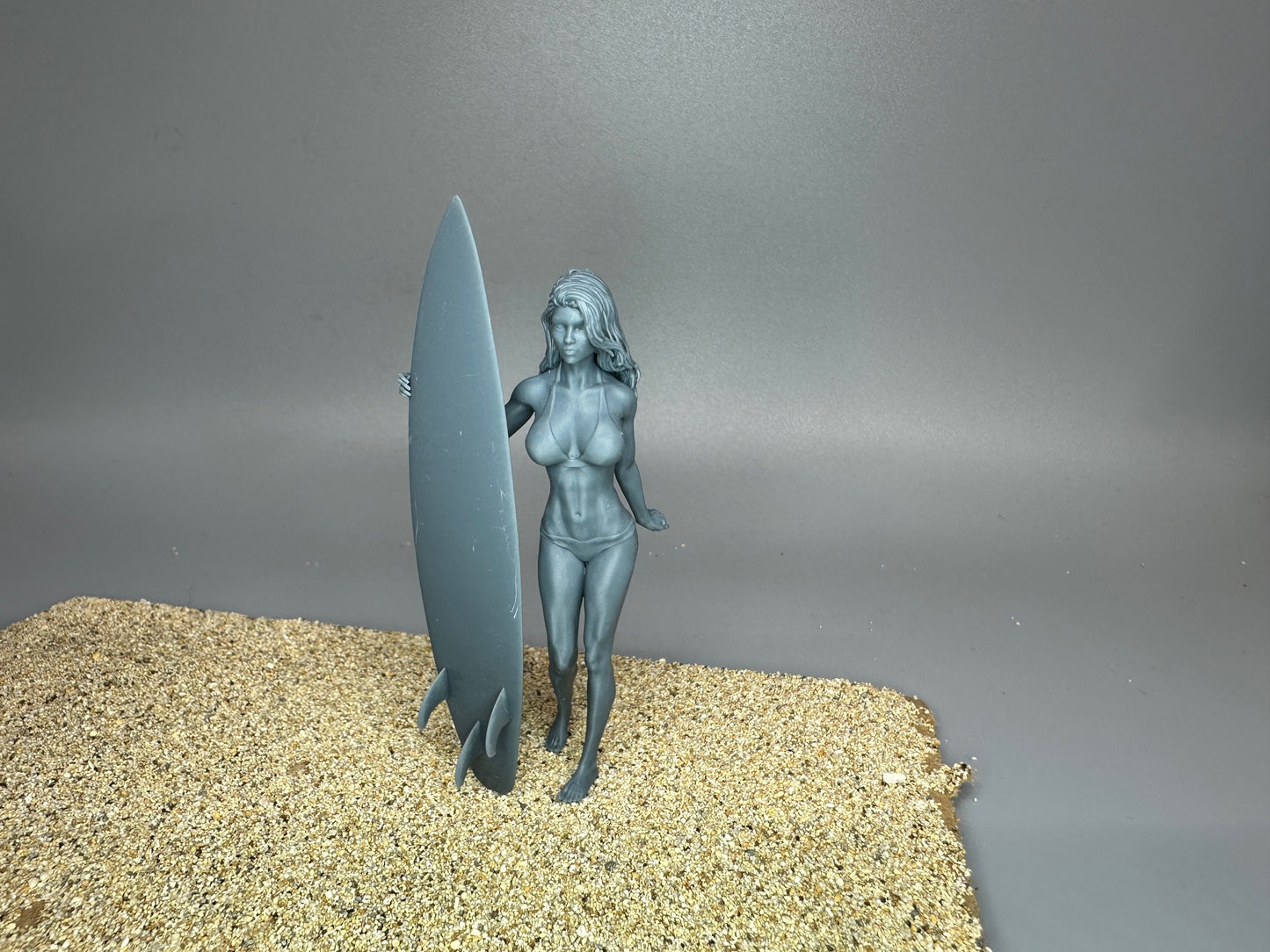 1:24 Scale Sexy Surfer Modeling Girl Resin Figure Unpainted