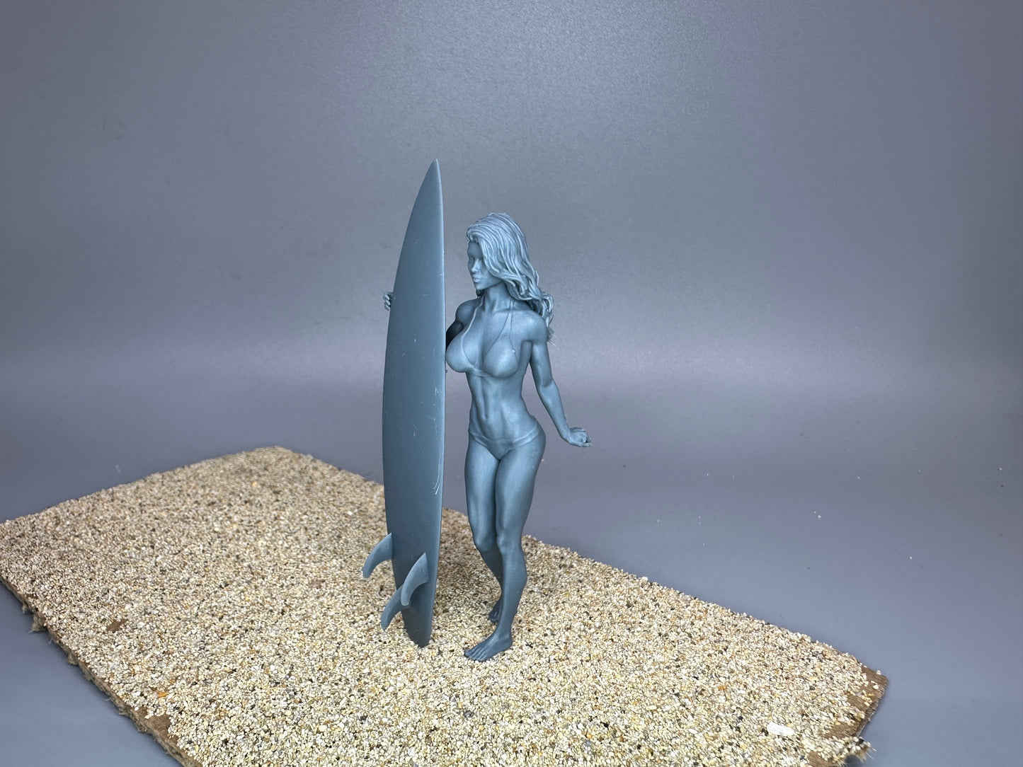 1:24 Scale Sexy Surfer Modeling Girl Resin Figure Unpainted