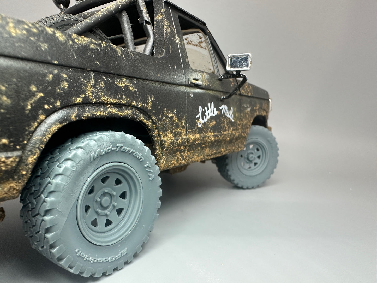 1:24 Scale 4x4 Off Road Wheels and BFG Tires Resin
