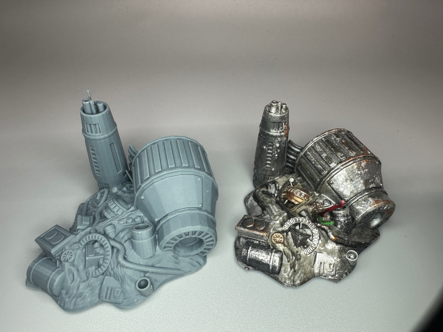 1:24 Scale Space Parts Junk Piles (2) Resin