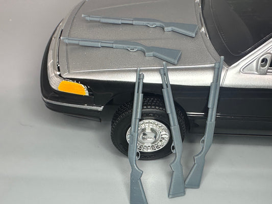 1:24 Scale Resin Lot of 5 Shotguns Unpainted