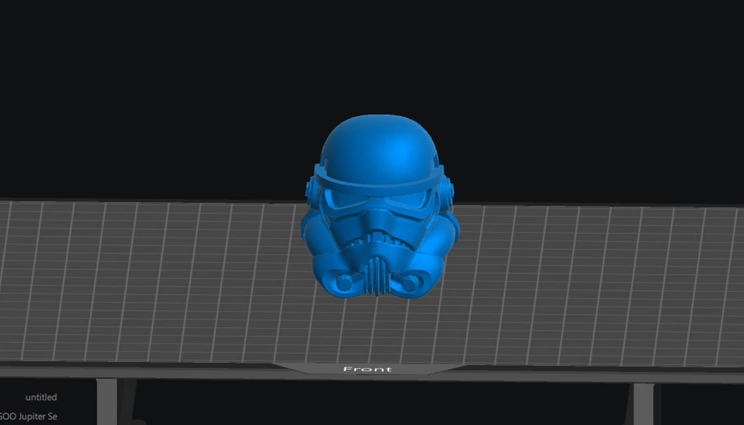 Storm Trooper Helmet (STL File for Download)