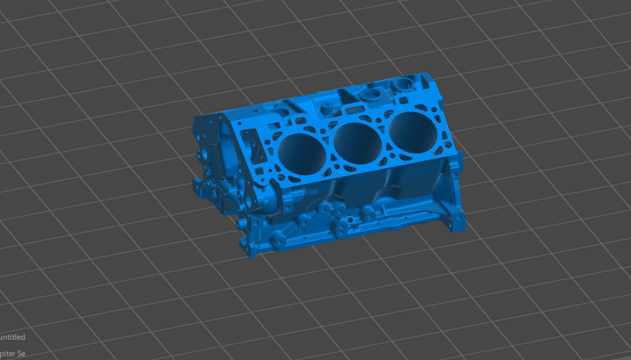 Engine Block (STL File for Download) – M3ModelShop