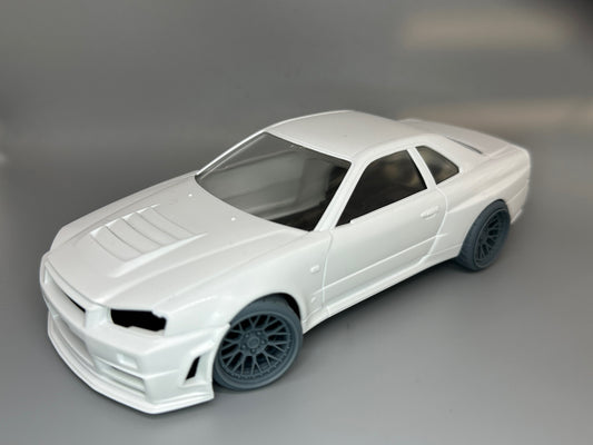 1:24 Scale SSR MS1 Style Wheels and Tires Resin