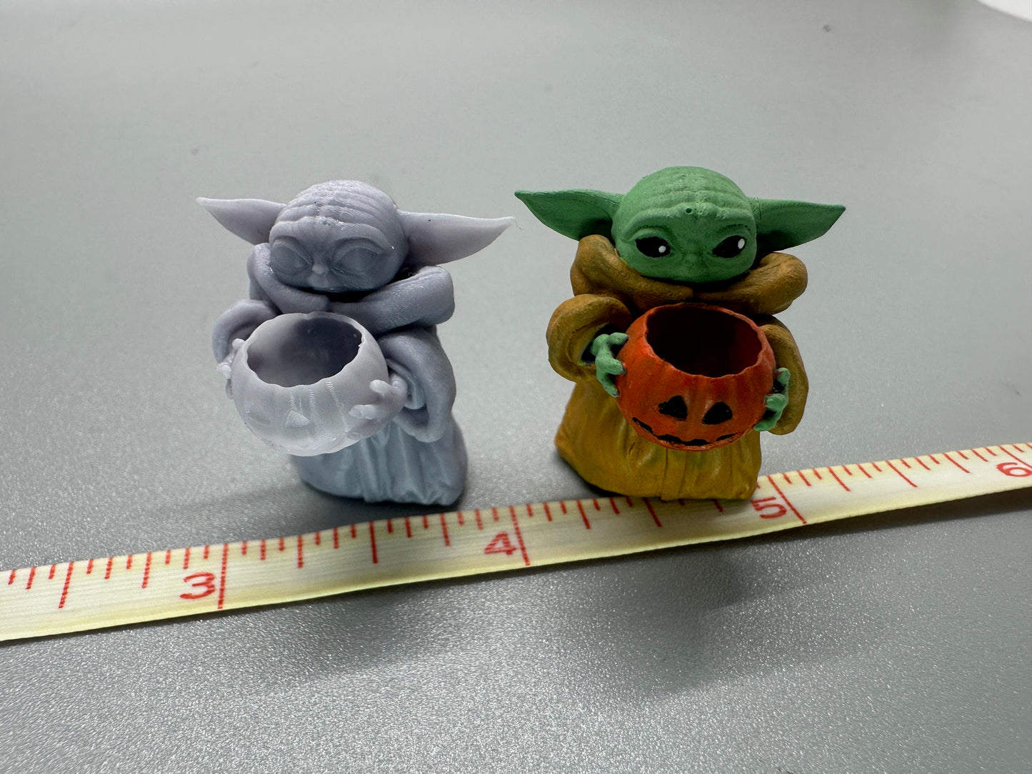 1:24 Scale Grogu Baby Yoda Star Wars Resin Model Figure Unpainted Halloween