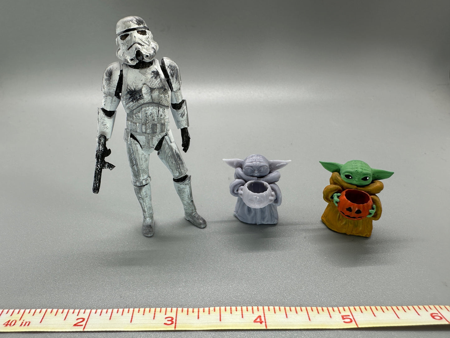 1:24 Scale Grogu Baby Yoda Star Wars Resin Model Figure Unpainted Halloween