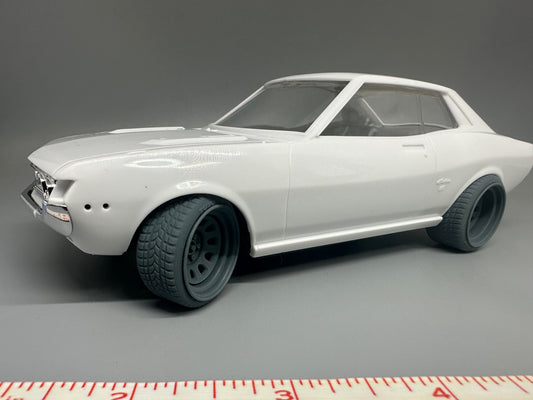 1:24 Scale Racing Steel Wheels and Tires Resin