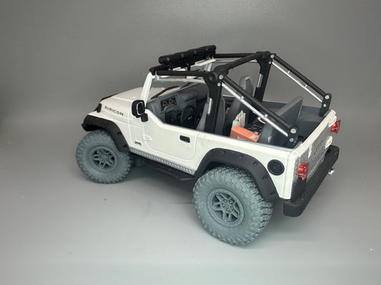 1:24 Scale 4x4 Off Road Wheels and Tires Resin TRD Style